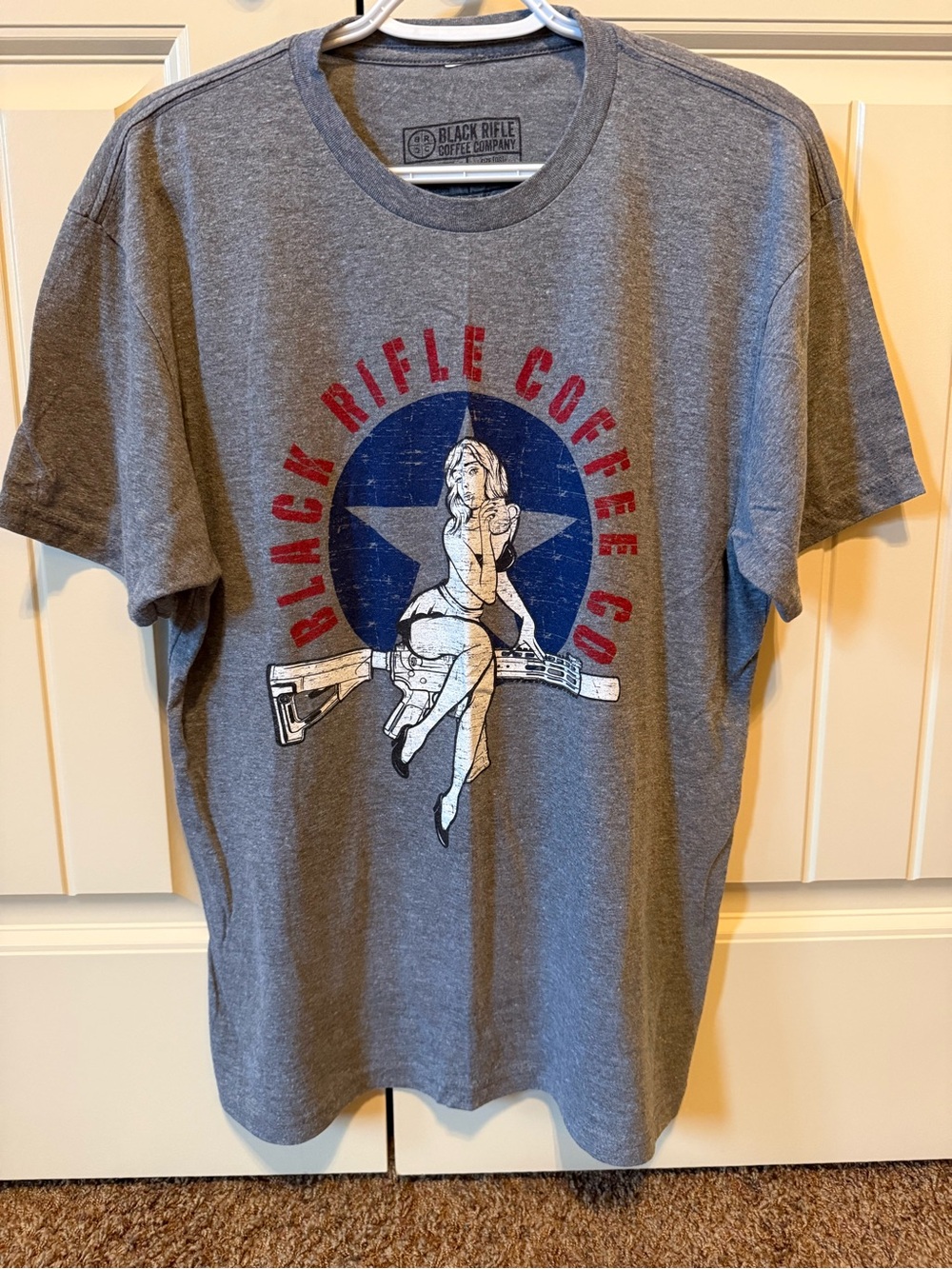 Black Rifle Coffee Co. Men’s Gray Short Sleeve Logo Tee
